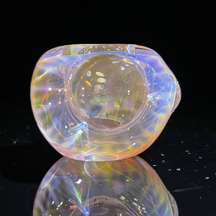 Scalloped Fumed Spoon Glass Pipe Schutz Glass   