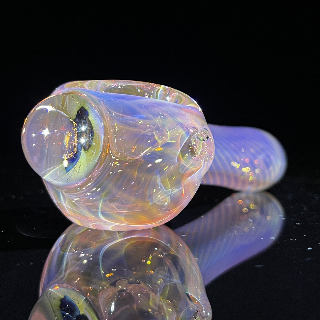 Scalloped Fumed Spoon Glass Pipe Schutz Glass   