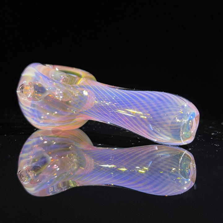 Scalloped Fumed Spoon Glass Pipe Schutz Glass   
