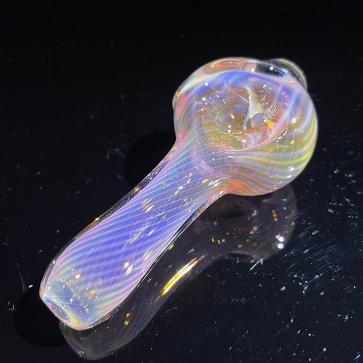 Scalloped Fumed Spoon Glass Pipe Schutz Glass   