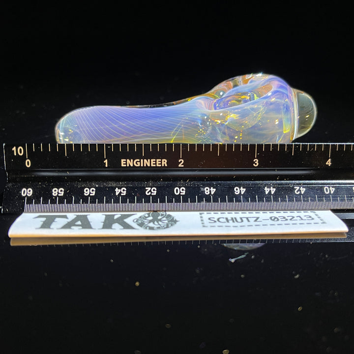 Scalloped Fumed Spoon Glass Pipe Schutz Glass   