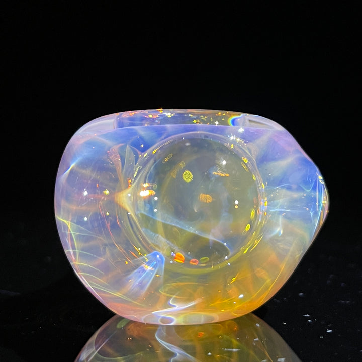 Scalloped Fumed Spoon Glass Pipe Schutz Glass   