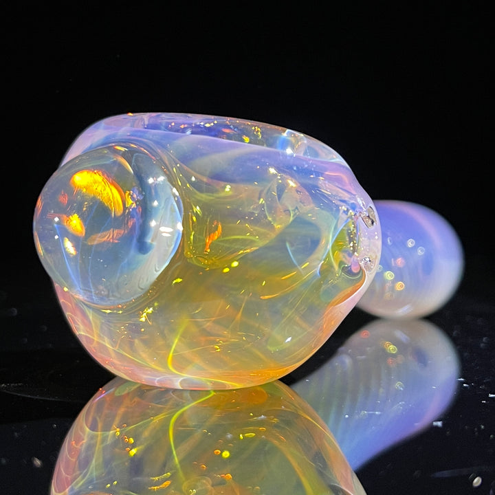 Scalloped Fumed Spoon Glass Pipe Schutz Glass   