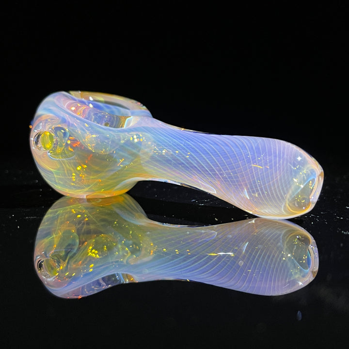 Scalloped Fumed Spoon Glass Pipe Schutz Glass   
