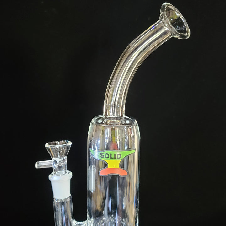 Solid Glass 11" Tornado Bubbler Glass Pipe Solid Glass   
