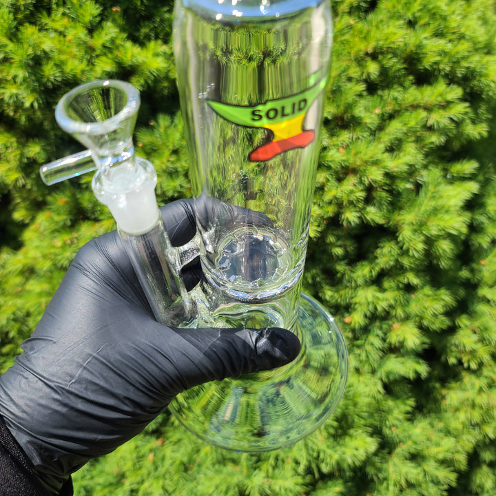 Solid Glass 11" Tornado Bubbler Glass Pipe Solid Glass   