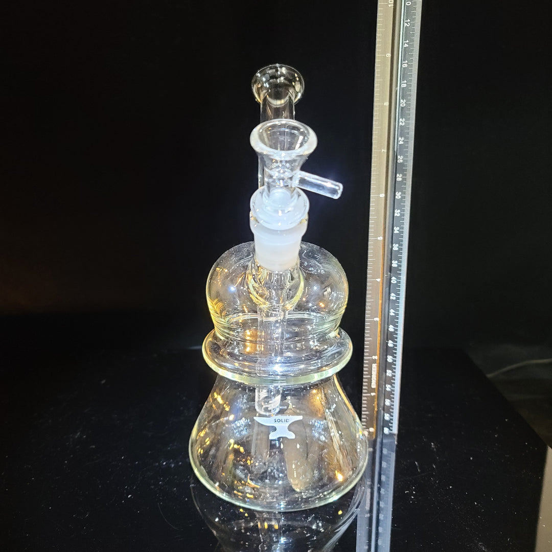 Solid Glass Bubble Top Beaker Bubbler Glass Pipe Solid Glass   