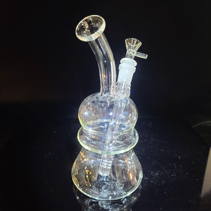 Solid Glass Bubble Top Beaker Bubbler Glass Pipe Solid Glass   
