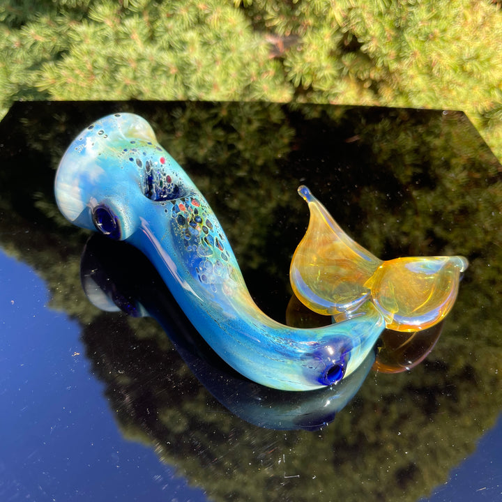 Mermaid Tail Pipe Glass Pipe Street Kitty Glass   