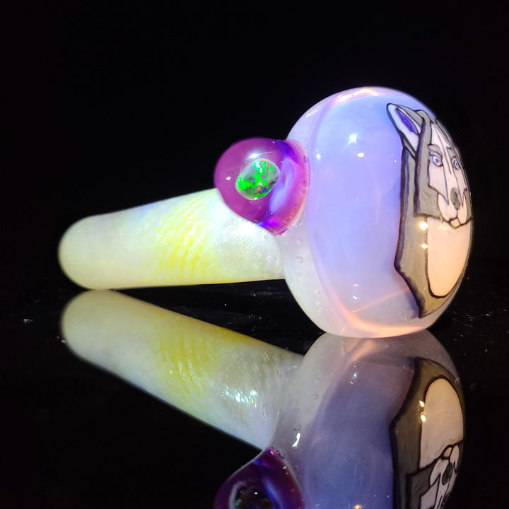 Custom Wolf Pipes Final Payment  Tako Glass   