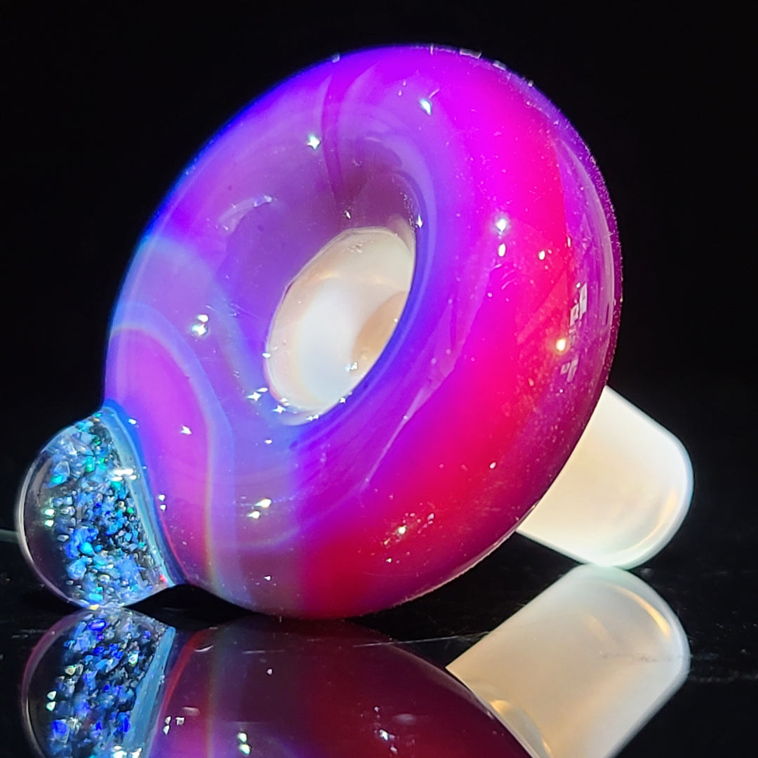 14mm Serendipity Pull Slide with Crushed Opal Marble Accessory Tako Glass   