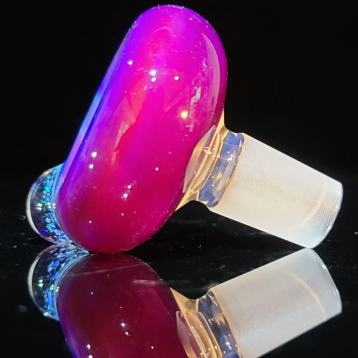 14mm Serendipity Pull Slide with Crushed Opal Marble Accessory Tako Glass   
