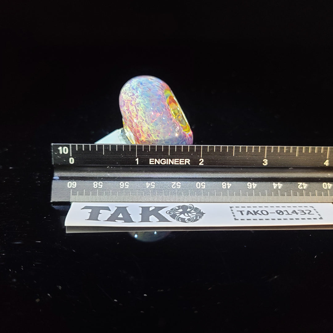 10mm Purple Nebula Pull Slide Accessory Tako Glass   