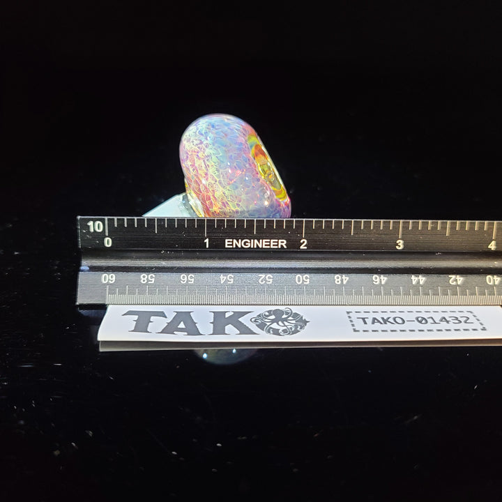 10mm Purple Nebula Pull Slide Accessory Tako Glass   