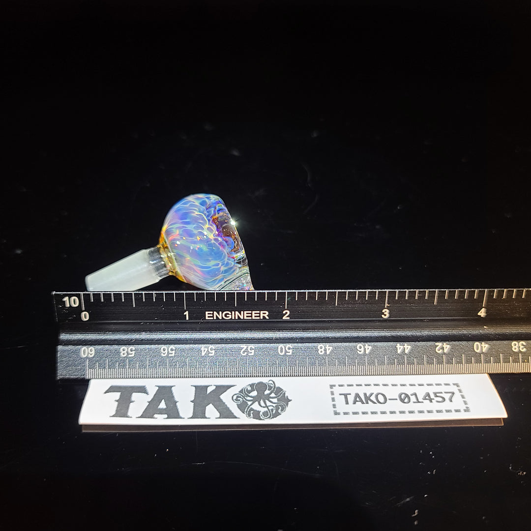10mm Purple Nebula Rhino Pull Slide Accessory Tako Glass   