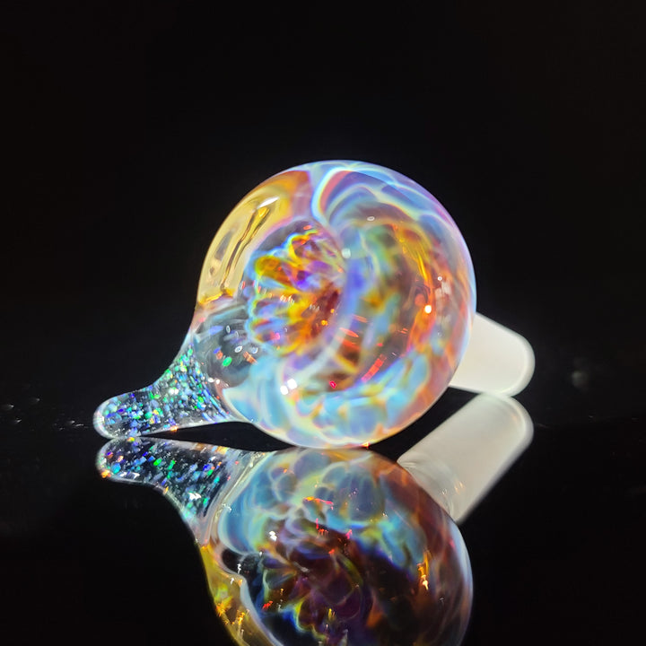 10mm Purple Nebula Rhino Pull Slide Accessory Tako Glass   