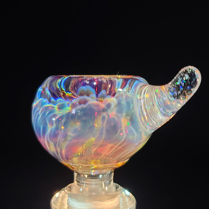 10mm Purple Nebula Rhino Pull Slide Accessory Tako Glass   