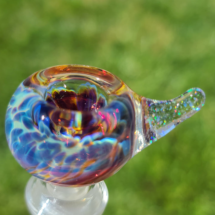 10mm Purple Nebula Rhino Pull Slide Accessory Tako Glass   