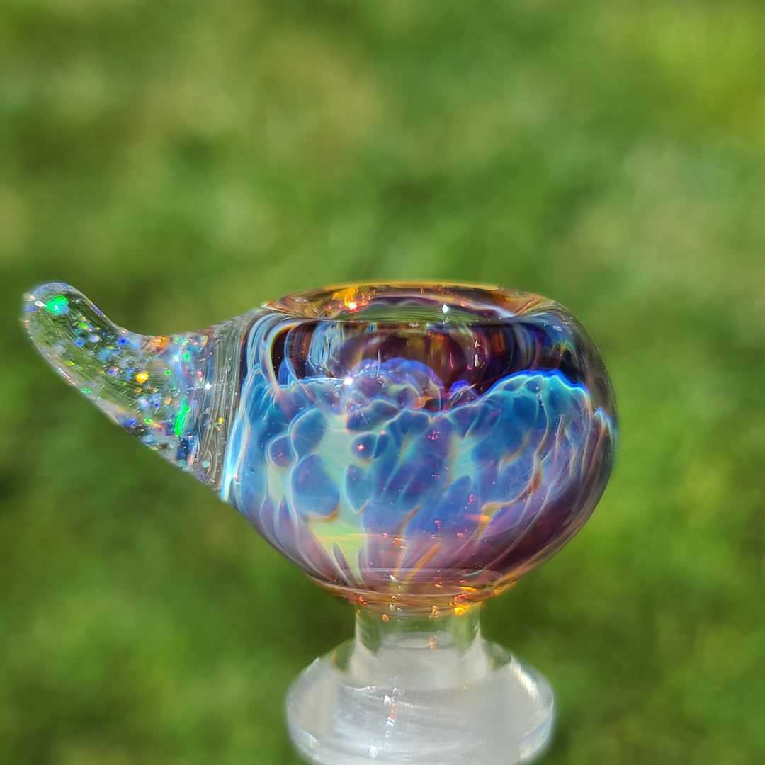 10mm Purple Nebula Rhino Pull Slide Accessory Tako Glass   