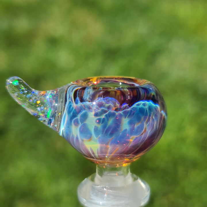 10mm Purple Nebula Rhino Pull Slide Accessory Tako Glass   
