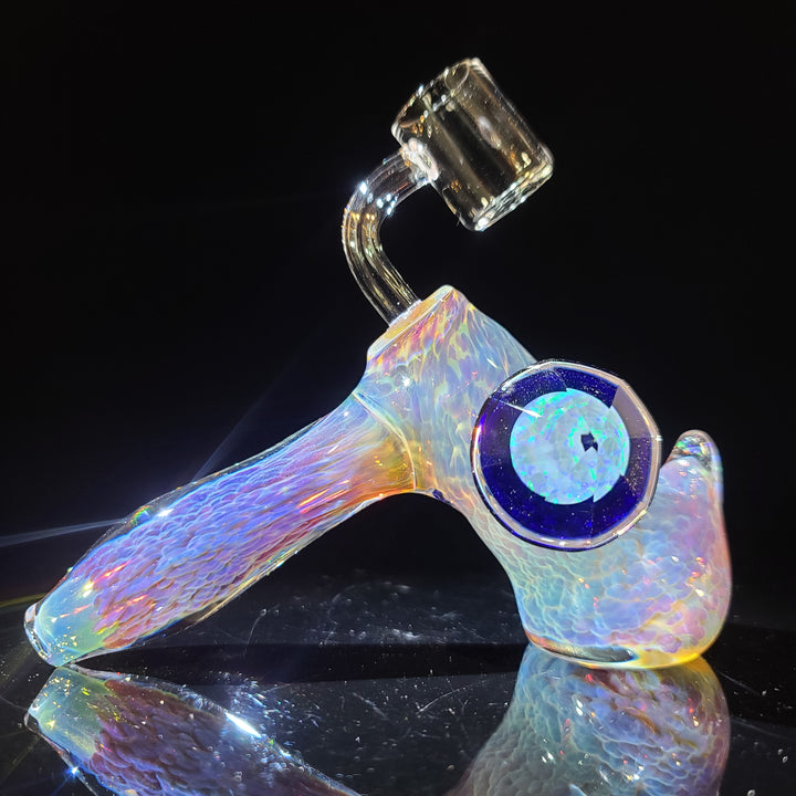 Purple Nebula 10mm Dewar Dab Hammer Glass Pipe Tako Glass   