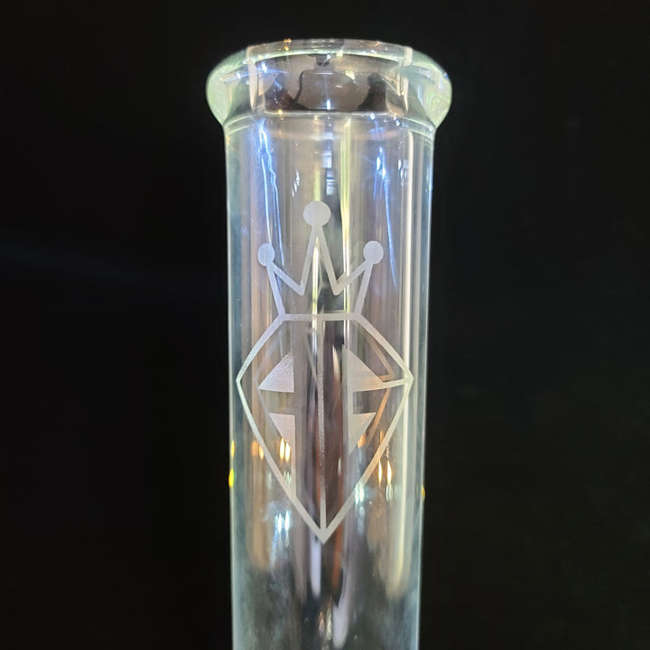 Augy Clear Straight 15" Beaker Bong Glass Pipe Augy Glass   