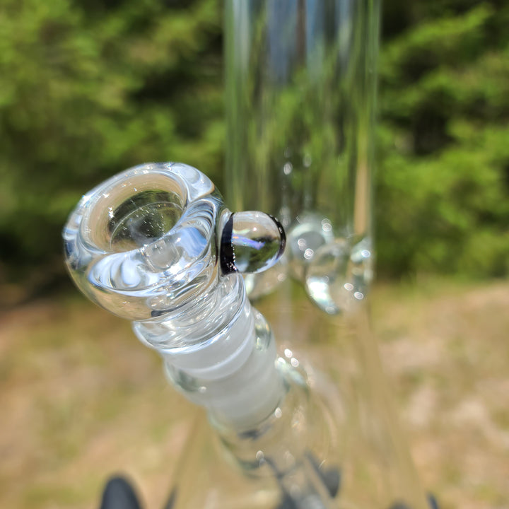 Augy Clear Straight 15" Beaker Bong Glass Pipe Augy Glass   