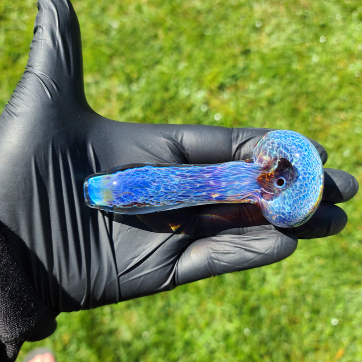Blue-Purple Nebula Glass Pipe Glass Pipe Tako Glass   