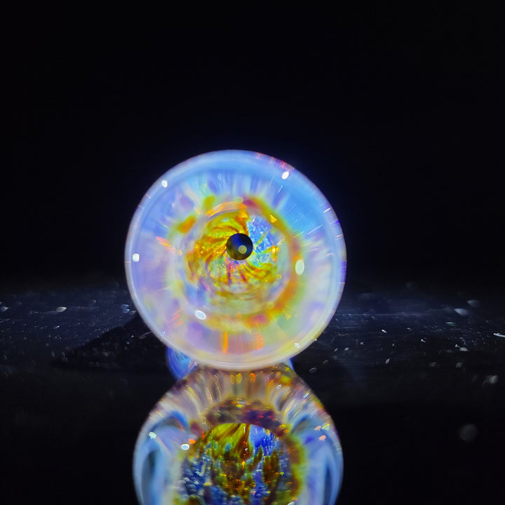 Purple Nebula Space Dust Chillum Glass Pipe Tako Glass   