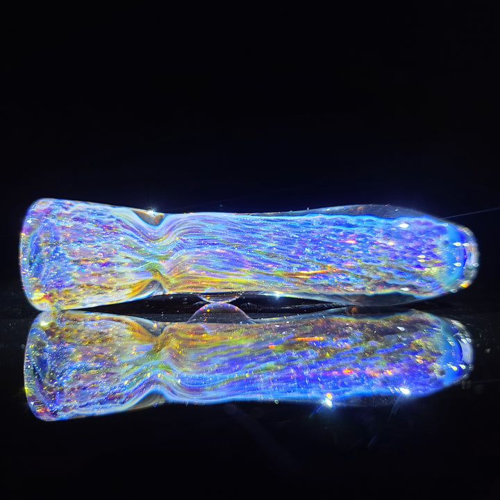 Purple Nebula Space Dust Chillum Glass Pipe Tako Glass   