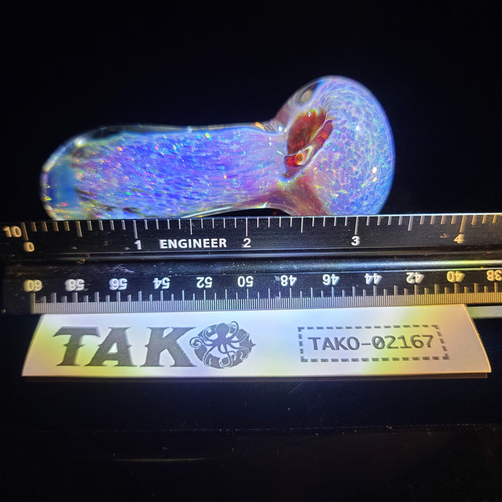 Purple Nebula Space Dust Pocket Pipe Glass Pipe Tako Glass   