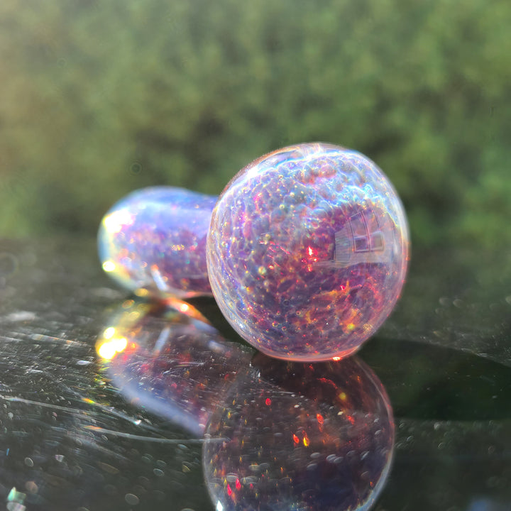 Purple Nebula Space Dust Pocket Pipe Glass Pipe Tako Glass   