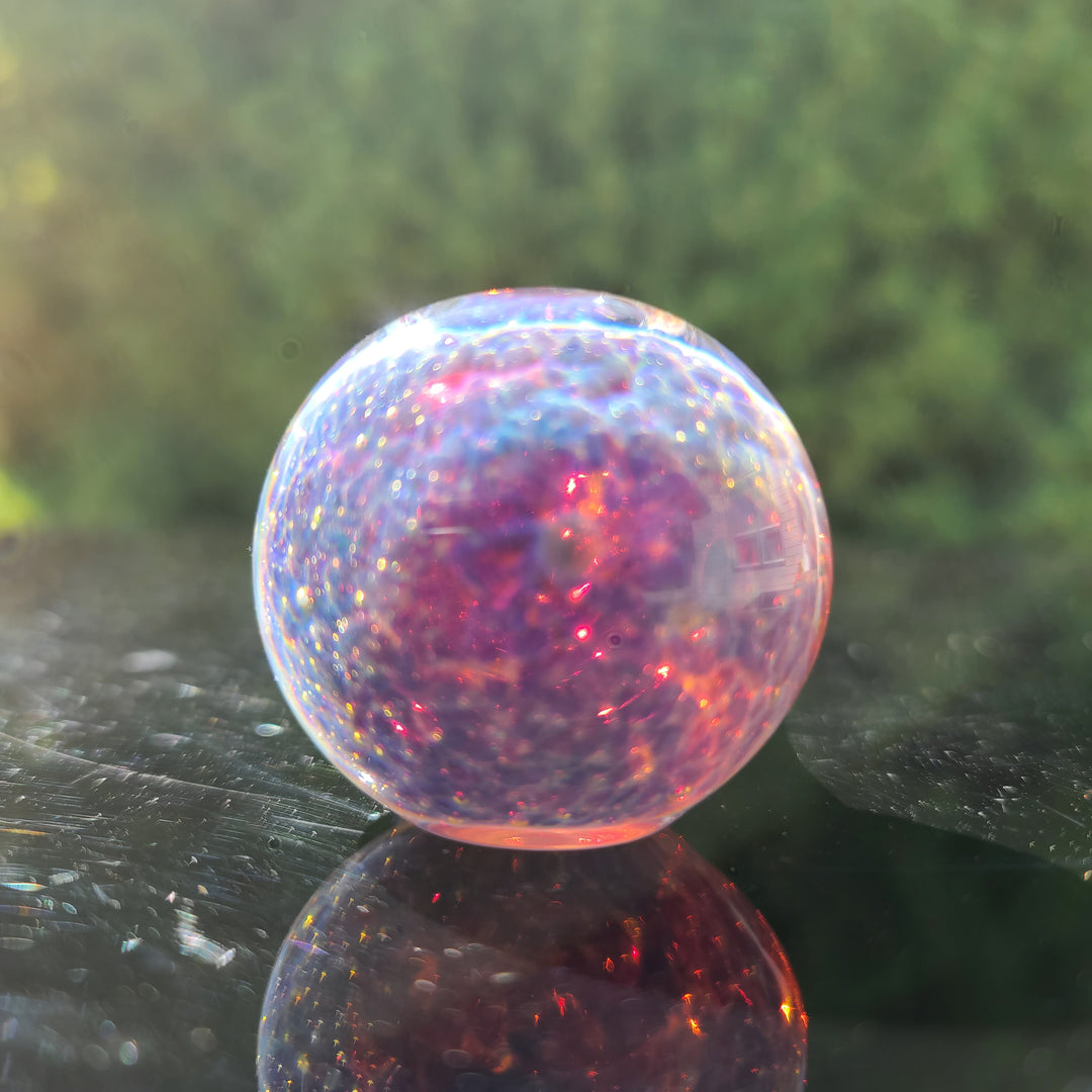 Purple Nebula Space Dust Pocket Pipe Glass Pipe Tako Glass   