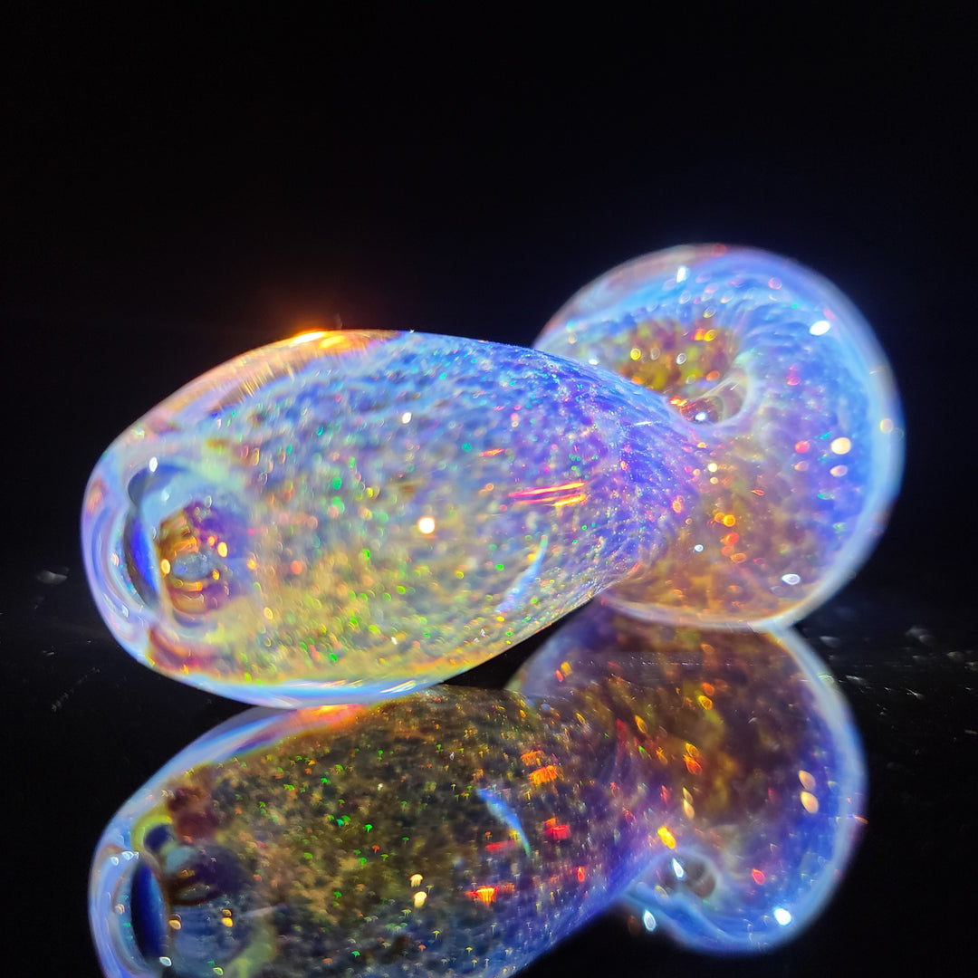 Purple Nebula Space Dust Pocket Pipe Glass Pipe Tako Glass   