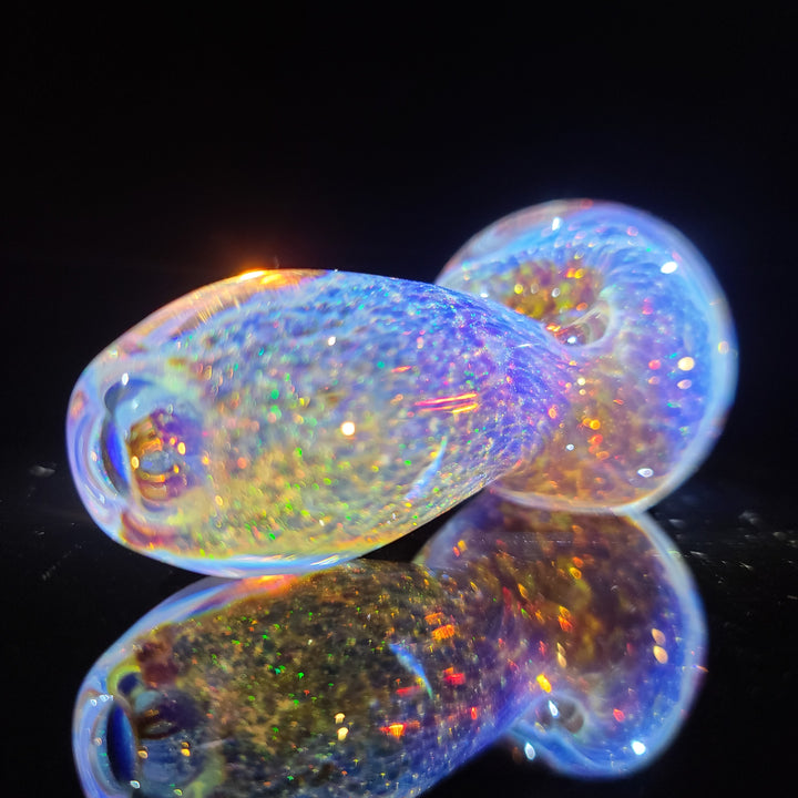 Purple Nebula Space Dust Pocket Pipe Glass Pipe Tako Glass   