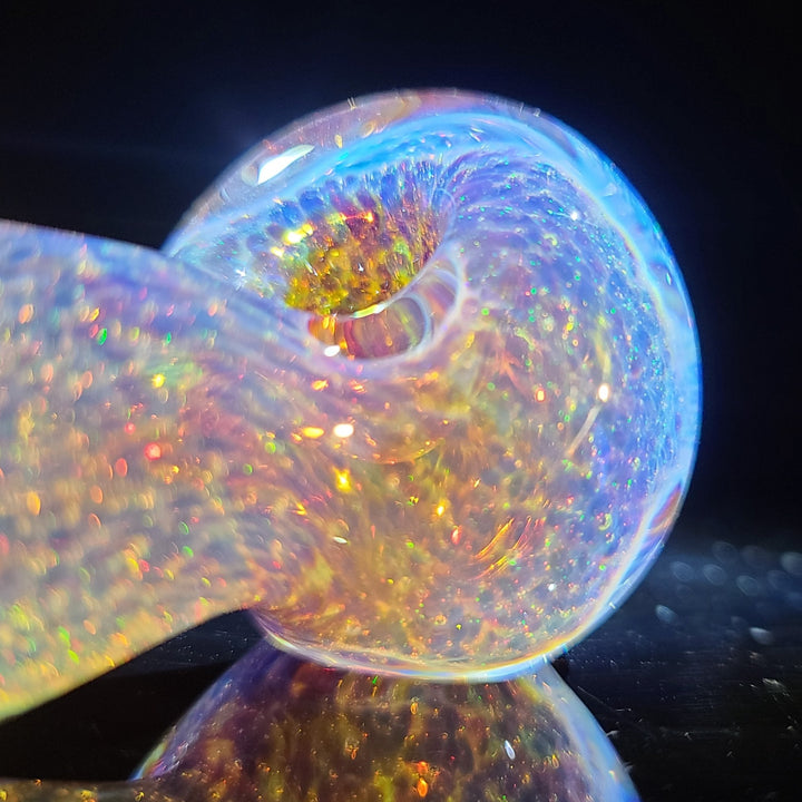 Purple Nebula Space Dust Pocket Pipe Glass Pipe Tako Glass   