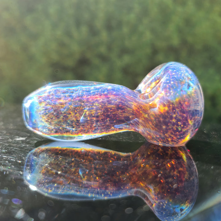 Purple Nebula Space Dust Pocket Pipe Glass Pipe Tako Glass   