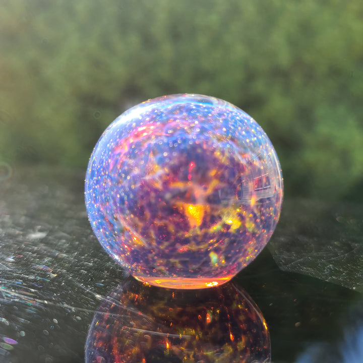 Purple Nebula Space Dust Pocket Pipe Glass Pipe Tako Glass   