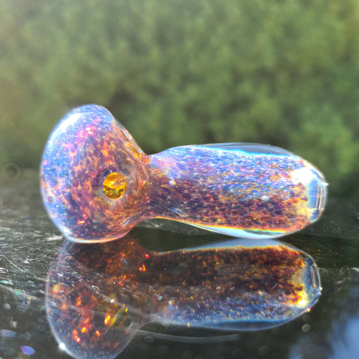 Purple Nebula Space Dust Pocket Pipe Glass Pipe Tako Glass   