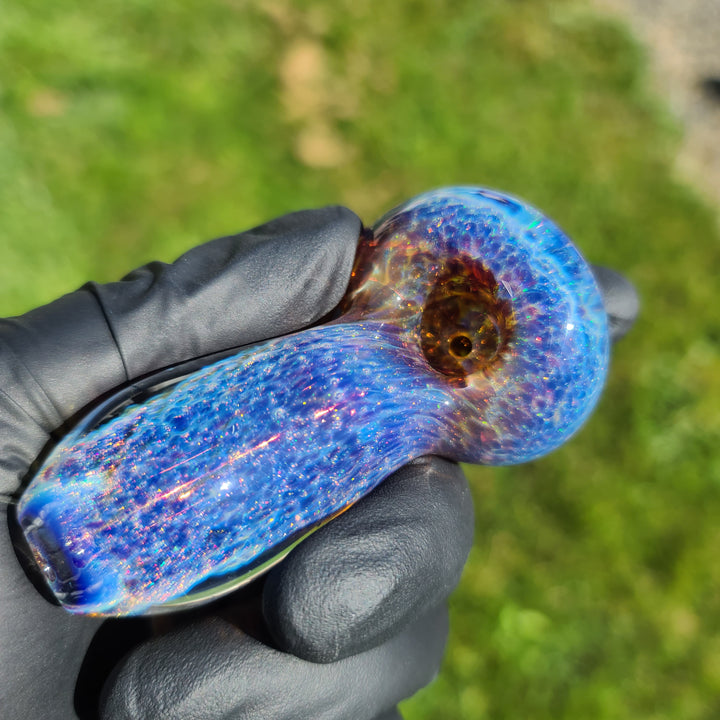 Purple Nebula Space Dust Pocket Pipe Glass Pipe Tako Glass   