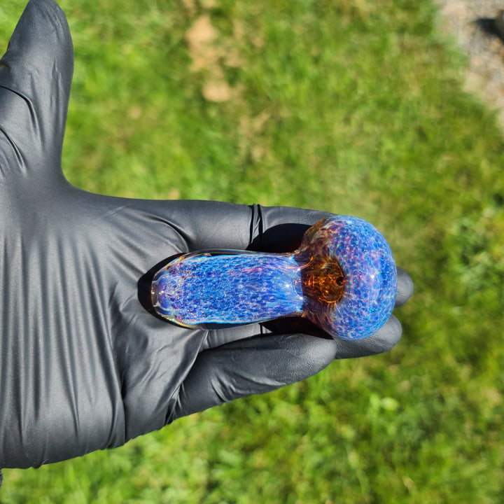 Purple Nebula Space Dust Pocket Pipe Glass Pipe Tako Glass   