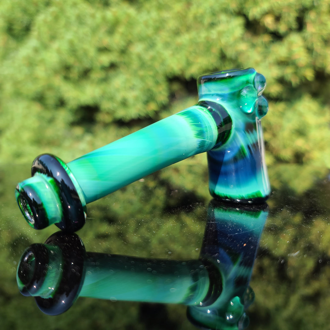 Aurora Borealis Hash Hammer Glass Pipe KOP Glass   