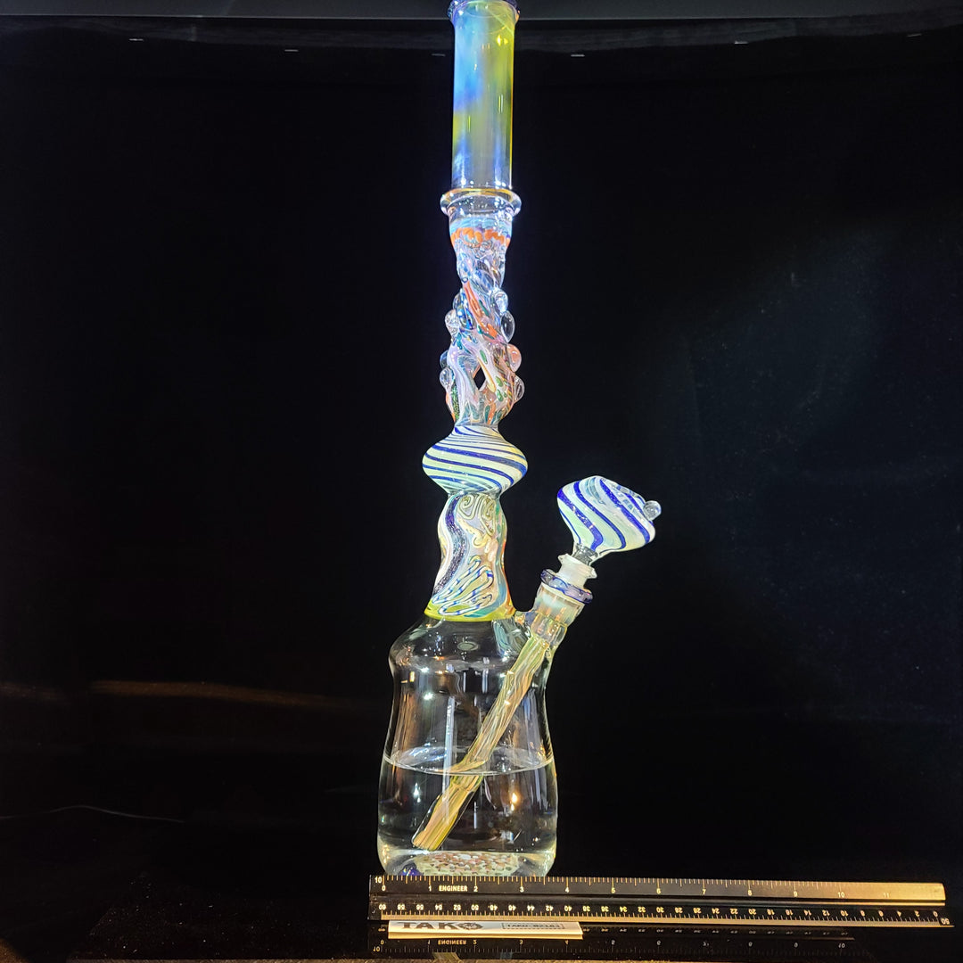 TAKO x Molten Imagination x JHP Collab Old School Bell Bong *SOLD* Glass Pipe Tako Glass   