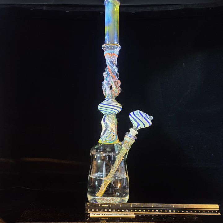 TAKO x Molten Imagination x JHP Collab Old School Bell Bong *SOLD* Glass Pipe Tako Glass   