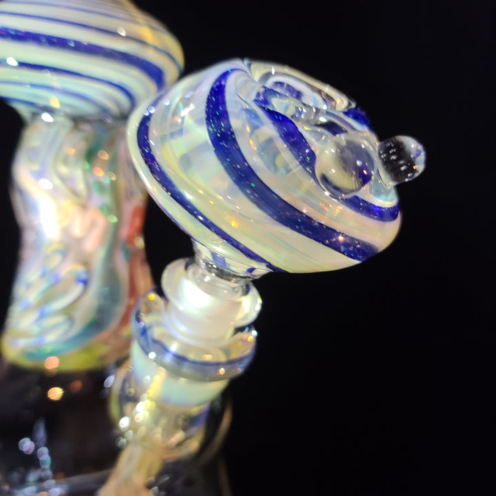 TAKO x Molten Imagination x JHP Collab Old School Bell Bong *SOLD* Glass Pipe Tako Glass   