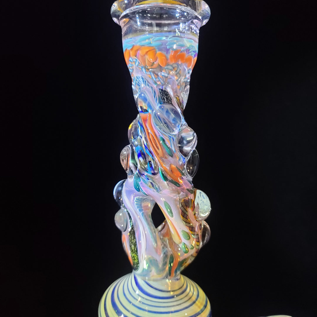 TAKO x Molten Imagination x JHP Collab Old School Bell Bong *SOLD* Glass Pipe Tako Glass   