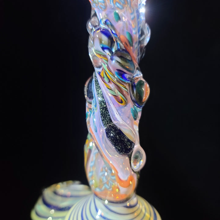 TAKO x Molten Imagination x JHP Collab Old School Bell Bong *SOLD* Glass Pipe Tako Glass   