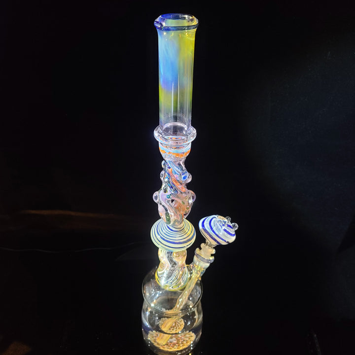 TAKO x Molten Imagination x JHP Collab Old School Bell Bong *SOLD* Glass Pipe Tako Glass   