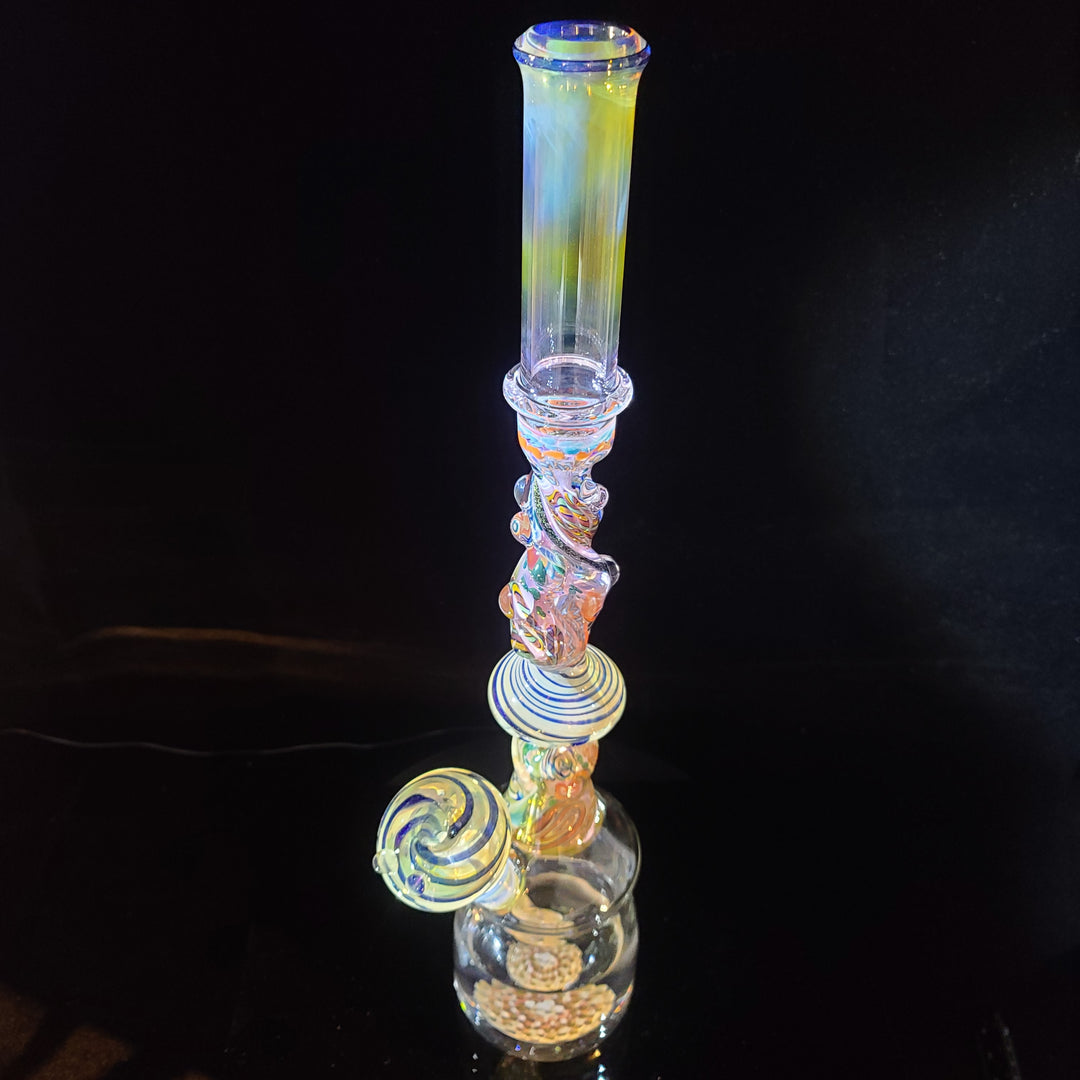 TAKO x Molten Imagination x JHP Collab Old School Bell Bong *SOLD* Glass Pipe Tako Glass   