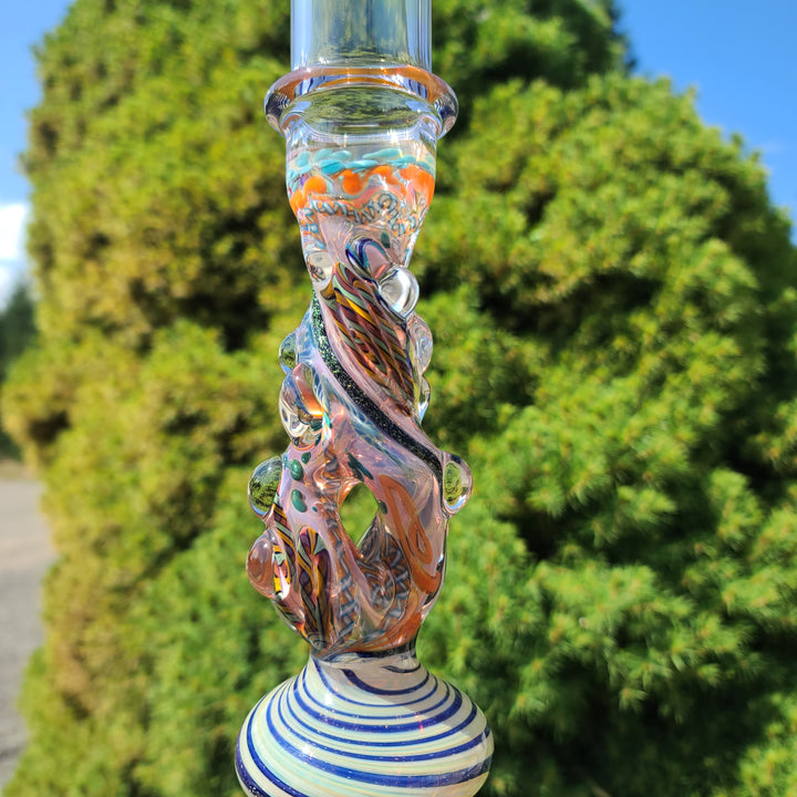 TAKO x Molten Imagination x JHP Collab Old School Bell Bong *SOLD* Glass Pipe Tako Glass   